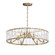 Odeon Six Light Chandelier in Golden Silver (16|21866BCGS)