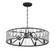 Odeon Six Light Chandelier in Black (16|21866BCBK)