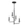 Madeira Four Light Chandelier in Anthracite (16|12324TCAR)