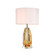 Cognac One Light Table Lamp in Clear Amber Glass (175|TLG3119)