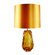 Valencia One Light Table Lamp in Clear burnt orange glass (175|TLG3024)