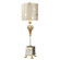 Pompadour X One Light Table Lamp in Gold And Silver Leaf (175|TA1258)