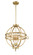 Lemuria Three Light Foyer Pendant in Antique Gold (175|GN/LEMURIA/3P A)