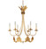 Sweet Olive Six Light Chandelier in Distressed Gold (175|CH1159-6)