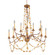 Mosaic Ten Light Chandelier in Gold Leaf (175|CH1158-10)