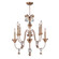 Mignon Eight Light Chandelier in Gold, Silver and Cream (175|CH1111)