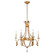 Monteleone Six Light Chandelier in Gold Leaf w/ Antique (175|CH1036-6)