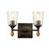 Vetiver Two Light Vanity in Dark Bronze (175|BB1022DB-2-F1G)