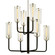 Aeon Eight Light Chandelier in Textured Black & Polish Nickel (67|F6278-TBK/PN)