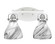 Easton Two Light Bath Bar in White & Brushed Nickel (200|1932-WHBN-4769)