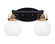 Easton Two Light Bath Bar in Matte Black & Brass (200|1932-MBBR-4101)