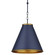 Pierrepont One Light Pendant in Hiroshi Dark Blue/Contemporary Gold Leaf/Gold (142|9000-1102)