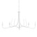 Passion Five Light Chandelier in Gesso White/Painted Gesso White (142|9000-0989)