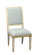 Ines Collection Chair in Ivory/Antique Gold (142|7000-0153)
