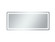 Genesis LED Mirror in Glossy White (173|MRE33072)