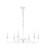 Rohan Six Light Chandelier in White (173|LD5056D30WH)