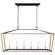 Darlana Wrapped LED Linear Lantern in Aged Iron and Natural Rattan (268|CHC 5766AI/NRT)