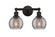 Edison Two Light Bath Vanity in Oil Rubbed Bronze (405|616-2W-OB-G1213-6SM)