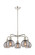 Ballston Five Light Chandelier in Polished Nickel (405|516-5CR-PN-G1213-6SM) Ballston Five Light Chandelier in Polished Nickel (405|516-5CR-PN-G1213-6SM)