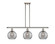 Ballston Three Light Island Pendant in Polished Nickel (405|516-3I-PN-G1213-8SM)