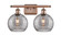 Ballston Two Light Bath Vanity in Antique Copper (405|516-2W-AC-G1213-8SM)