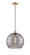 Ballston One Light Pendant in Satin Gold (405|516-1P-SG-G1213-14SM)