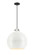 Downtown Urban One Light Pendant in Matte Black (405|410-1PL-BK-M410-18W)