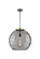Ballston One Light Pendant in Black Antique Brass (405|221-1S-BAB-G1213-18SM)