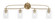 Cavella Four Light Bath Bar in New Age Brass (200|3914-NAB-300)