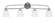 Cavella Four Light Bath Bar in Graphite (200|3914-GP-500)