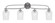 Cavella Four Light Bath Bar in Graphite (200|3914-GP-4250)