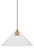 Odyssey One Light Mini Pendant in New Age Brass (200|2601-NAB-308)