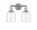 Edison Two Light Bath Vanity in Polished Chrome (405|616-2W-PC-G558-6CL)