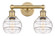 Edison Two Light Bath Vanity in Brushed Brass (405|616-2W-BB-G556-6CL)