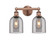 Edison Two Light Bath Vanity in Antique Copper (405|616-2W-AC-G558-6SM)