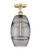 Edison LED Semi-Flush Mount in Brushed Brass (405|616-1F-BB-G557-8SM)