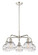 Downtown Urban Five Light Chandelier in Polished Nickel (405|516-5CR-PN-G556-6CL)