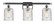 Ballston Three Light Bath Vanity in Polished Chrome (405|516-3W-PC-G112C-5CL)