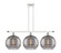 Ballston Three Light Island Pendant in White Polished Chrome (405|516-3I-WPC-G556-12SM)