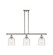 Ballston Three Light Island Pendant in Polished Nickel (405|516-3I-PN-G558-6SDY)