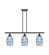 Ballston Three Light Island Pendant in Oil Rubbed Bronze (405|516-3I-OB-G557-6BL)