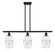 Ballston Three Light Island Pendant in Matte Black (405|516-3I-BK-G557-6CL)