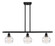 Ballston LED Island Pendant in Matte Black (405|516-3I-BK-G556-6CL) Ballston LED Island Pendant in Matte Black (405|516-3I-BK-G556-6CL)