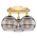 Ballston Three Light Flush Mount in Oil Rubbed Bronze (405|516-3C-OB-G556-10SM)