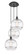 Ballston Three Light Pendant in Matte Black (405|113B-3P-BK-G556-12CL)