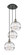 Ballston Three Light Pendant in Black Antique Brass (405|113B-3P-BAB-G556-10CL)
