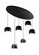 Onyx LED Pendant in Black (78|AC6786BK)