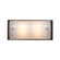 Textured Glass Two Light Vanity in Oil Rubbed Bronze (404|VLB0044-13-RB-IW-E2)