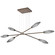 Rock Crystal LED Lantern in Flat Bronze (404|PLB0050-M3-FB-S-CA1-L1)