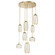 Vessel LED Pendant in Gilded Brass (404|CHB0091-08-GB-A-C01-L3)